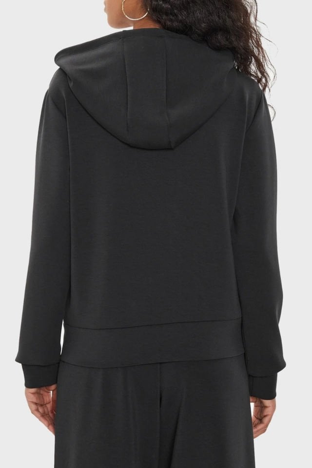 Guess Olympe Scuba Regular Fit Kapüşonlu Siyah