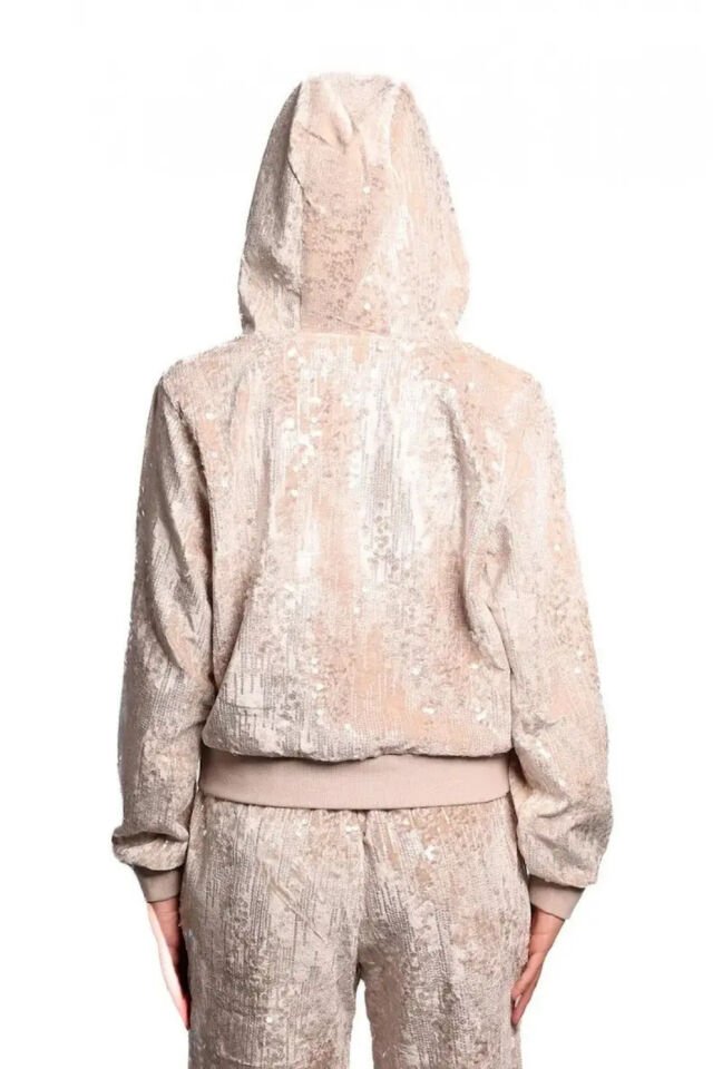 Guess Payet İşlemeli Sweatshirt Pudra