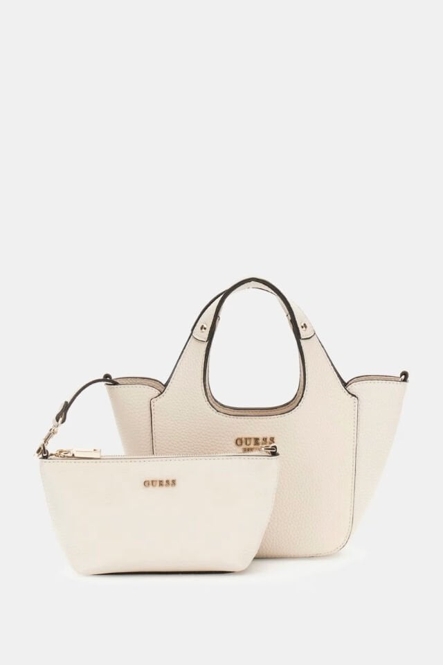 Guess Calista Pochette El Çantası Beyaz