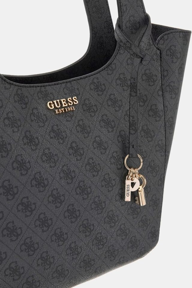 Guess Calista Portföy Çantalı Shopper Çanta Siyah