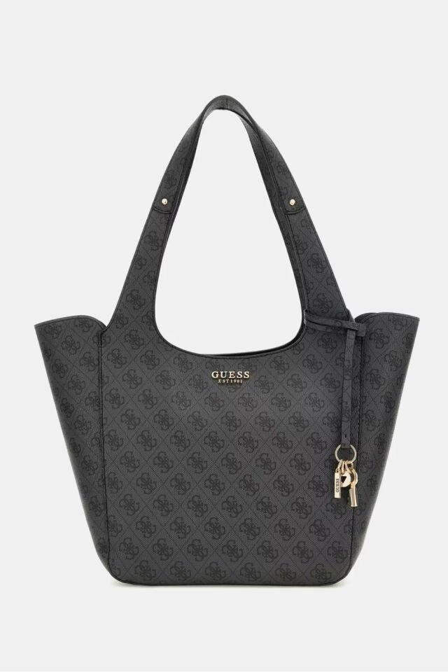 Guess Calista Portföy Çantalı Shopper Çanta Siyah