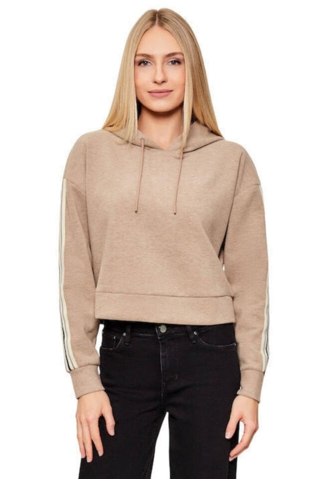 Guess Kapüşonlu Kazak Bej