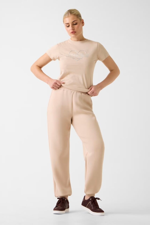 Guess Tişört Bej Normal Kesim