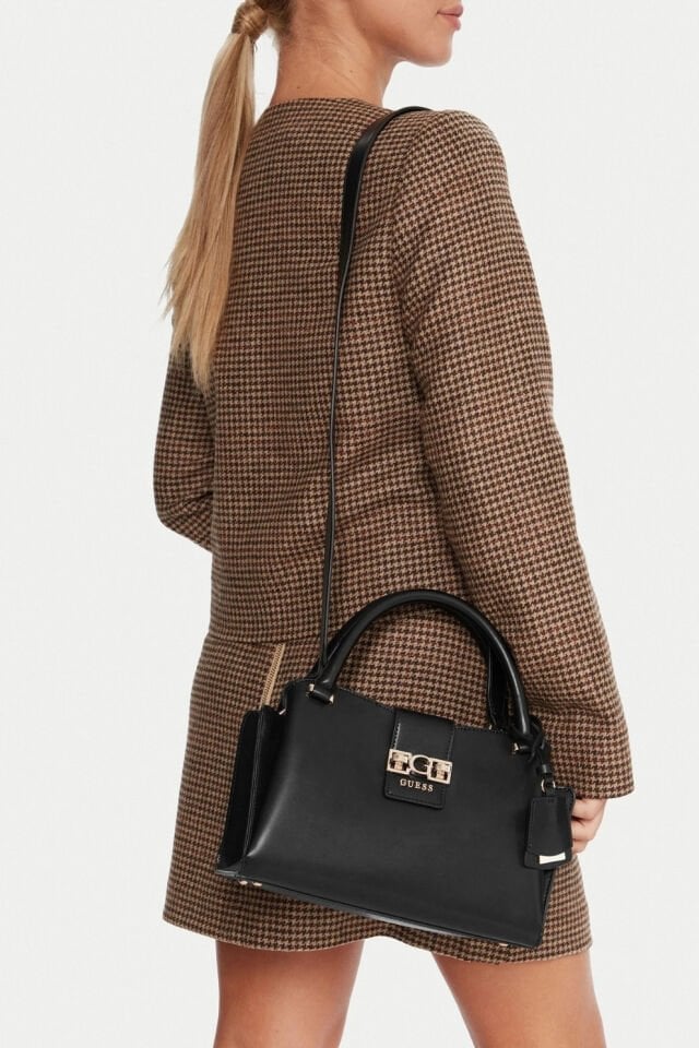 Guess Jane Küçük El Çantası Siyah