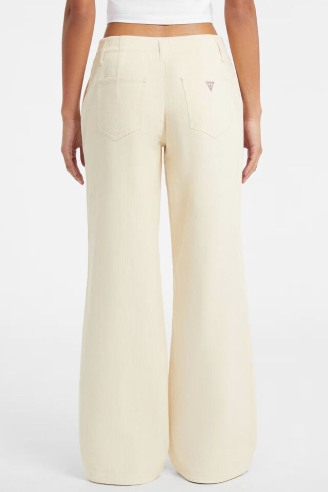 Guess Bol Paça Utility Pantolon Bej