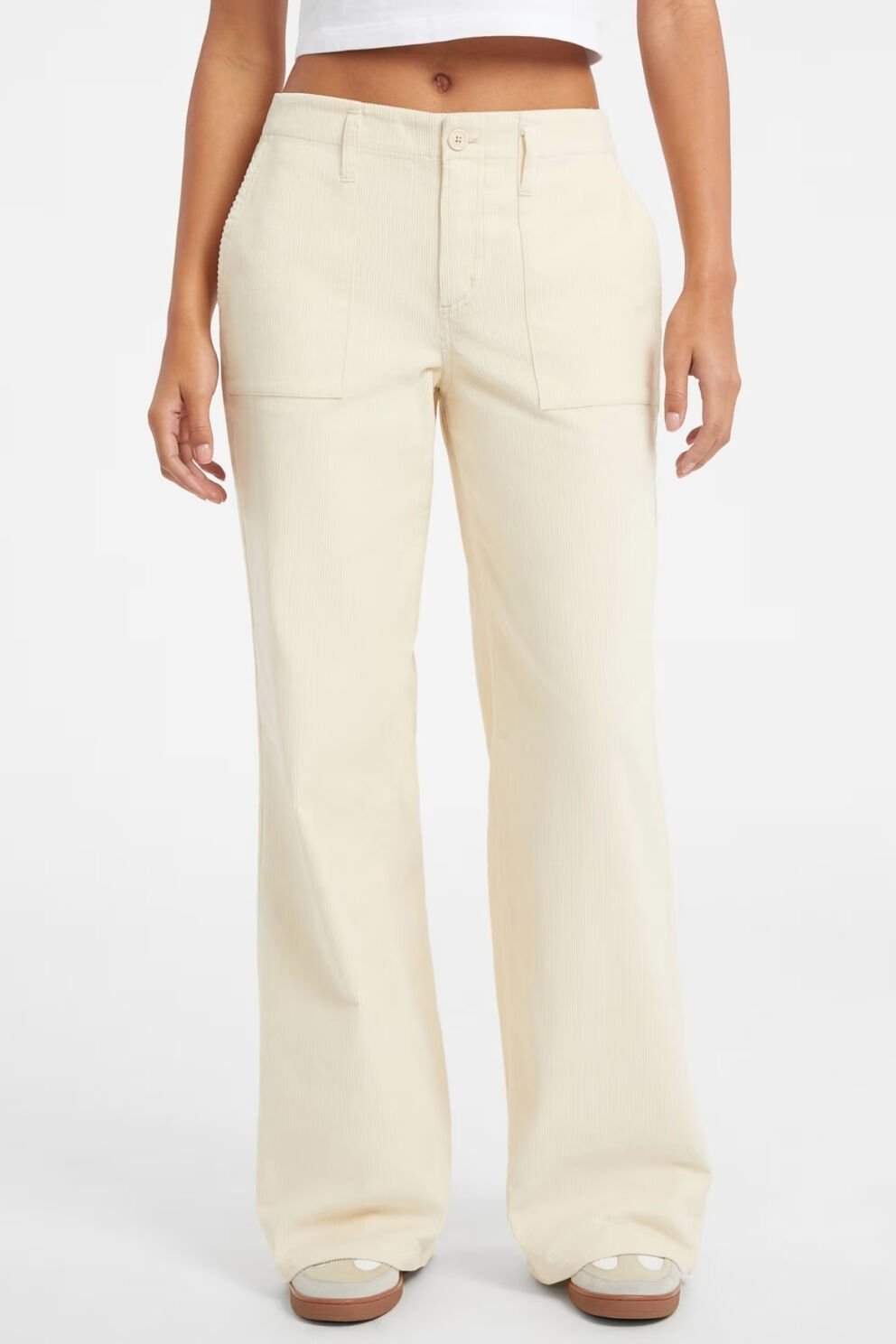 Guess Bol Paça Utility Pantolon Bej