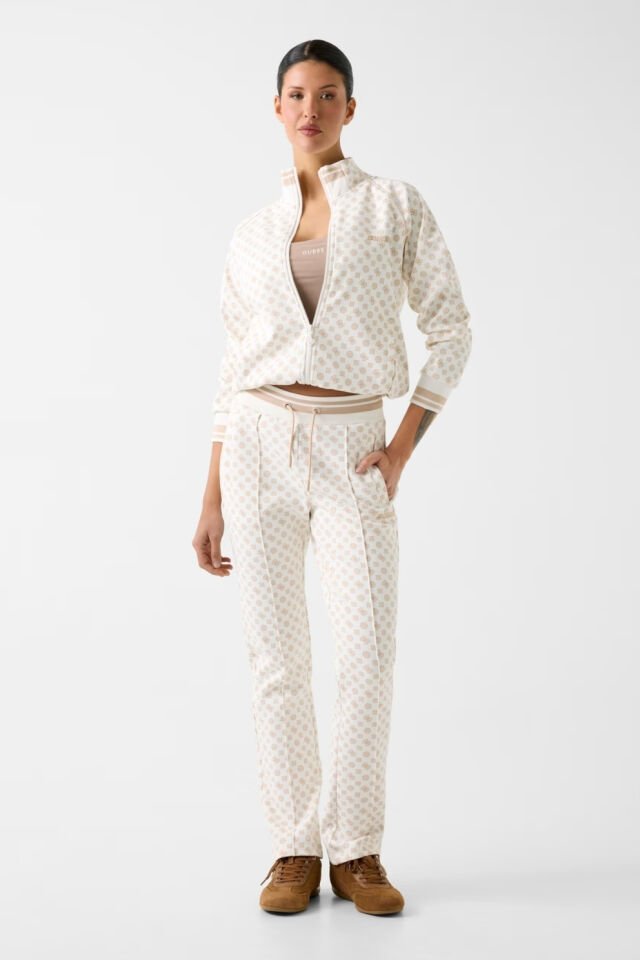 Guess Dalgıç Logosu Bulunan Eşofman Altı Bej