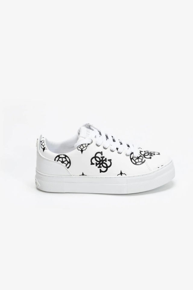 Guess Kadın Sneaker Beyaz-Siyah