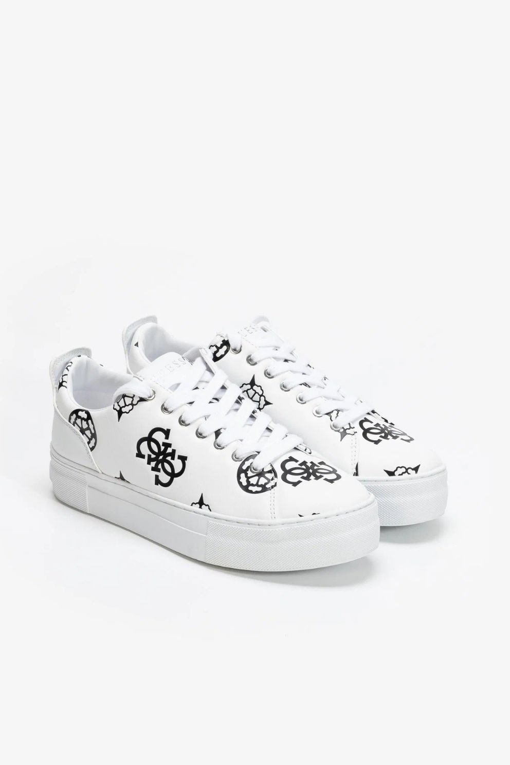 Guess Kadın Sneaker Beyaz-Siyah