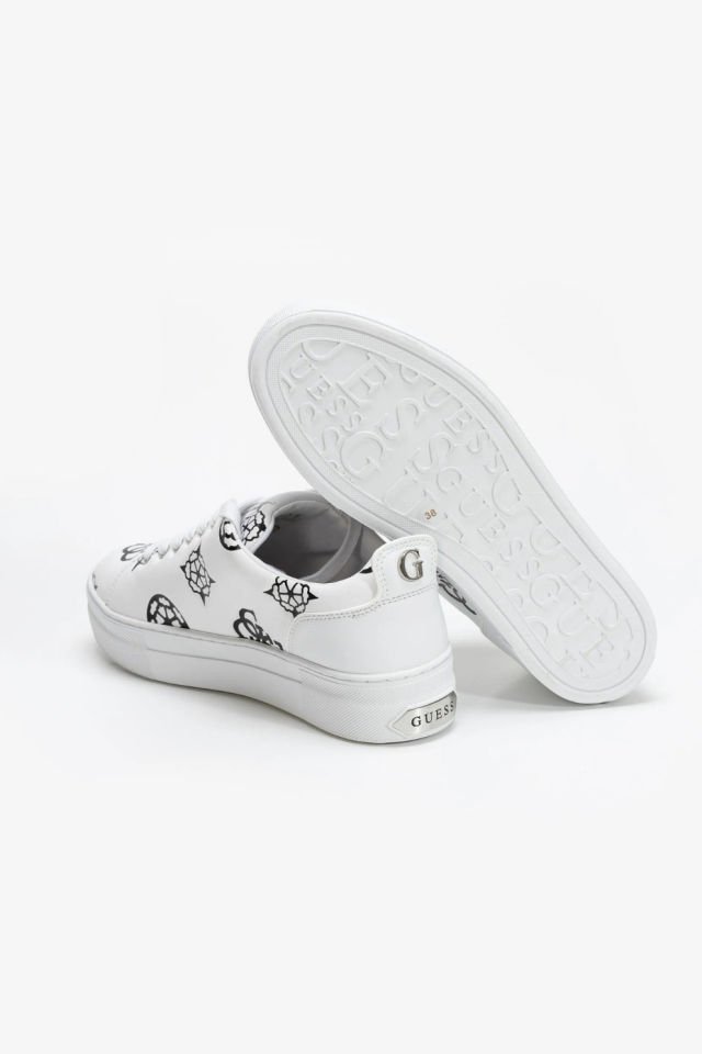 Guess Kadın Sneaker Beyaz-Siyah