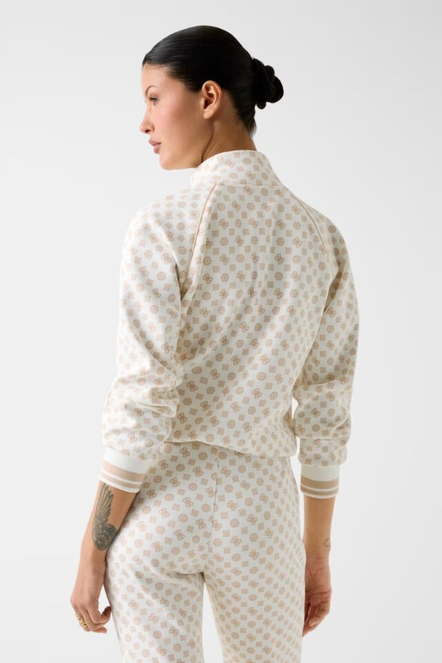 Guess Neopren Fermuarlı Sweatshirt