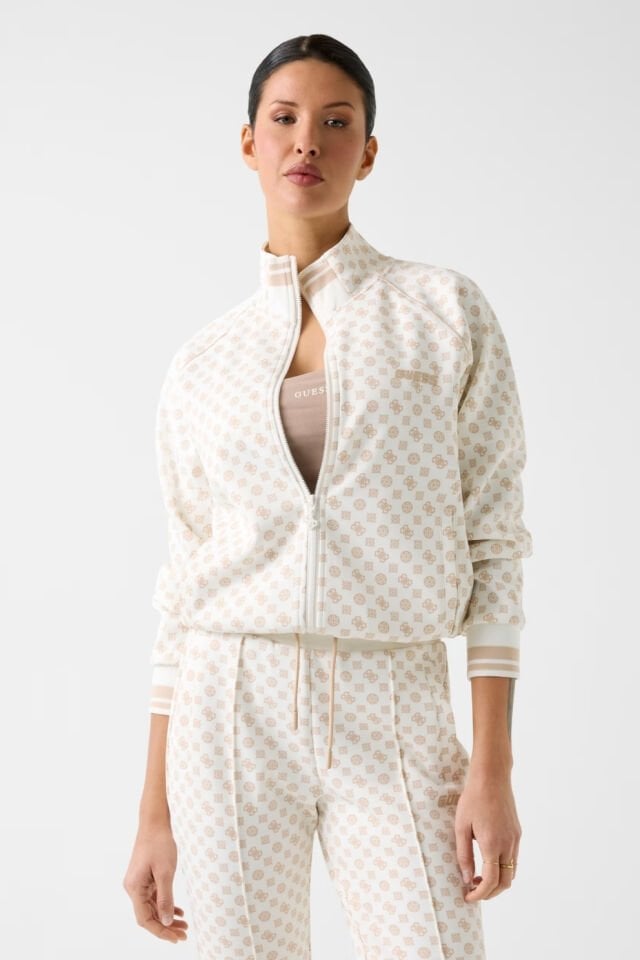 Guess Neopren Fermuarlı Sweatshirt