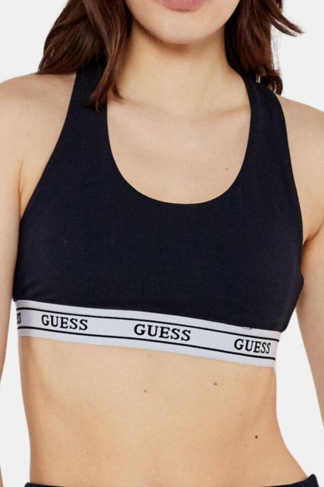 Guess New Aline Kadın Spor Sütyeni Siyah