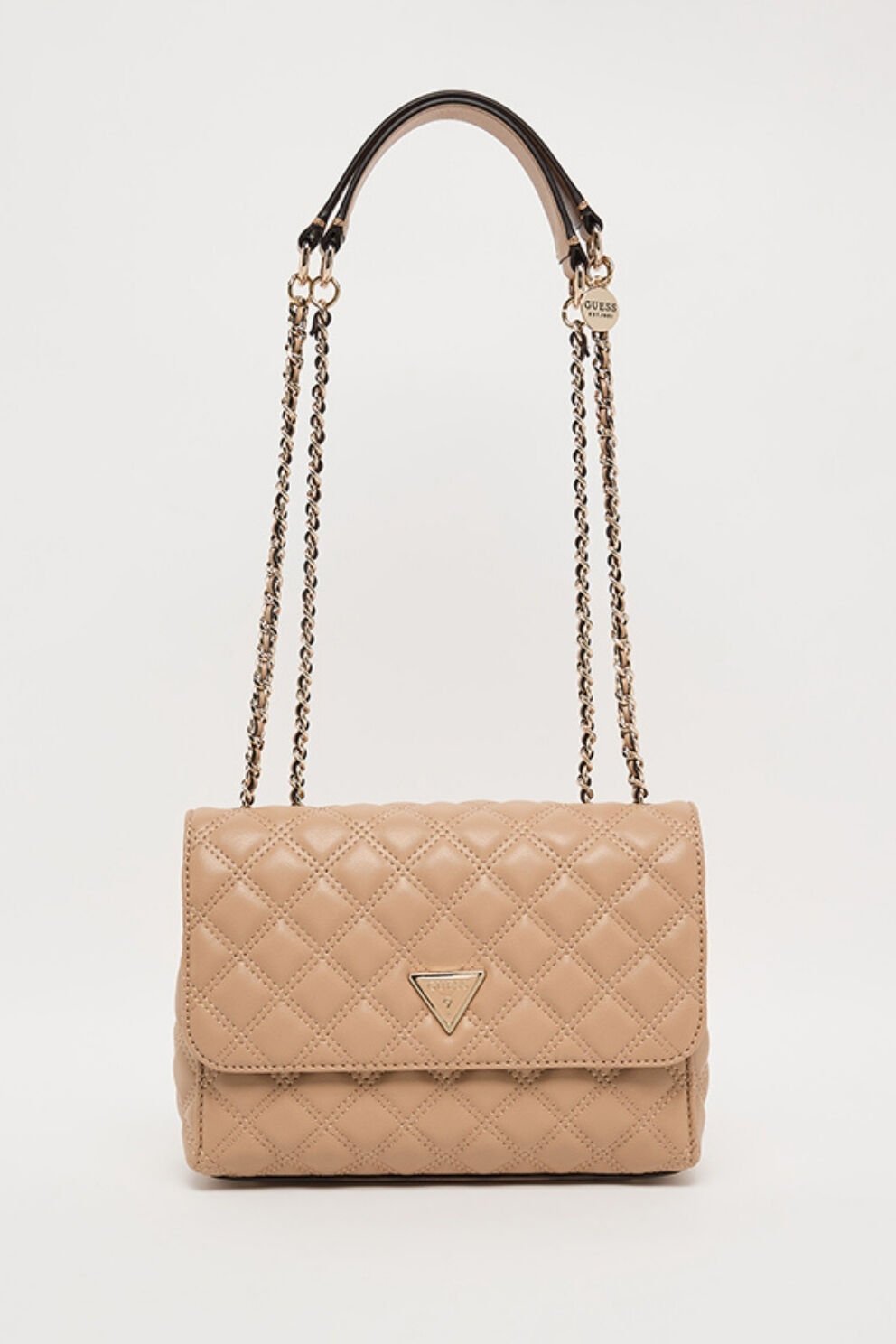 Guess Giully Kapitoneli Çapraz Çanta Bej