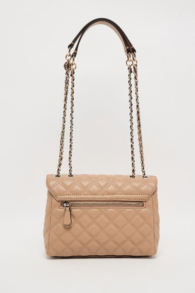 Guess Giully Kapitoneli Çapraz Çanta Bej