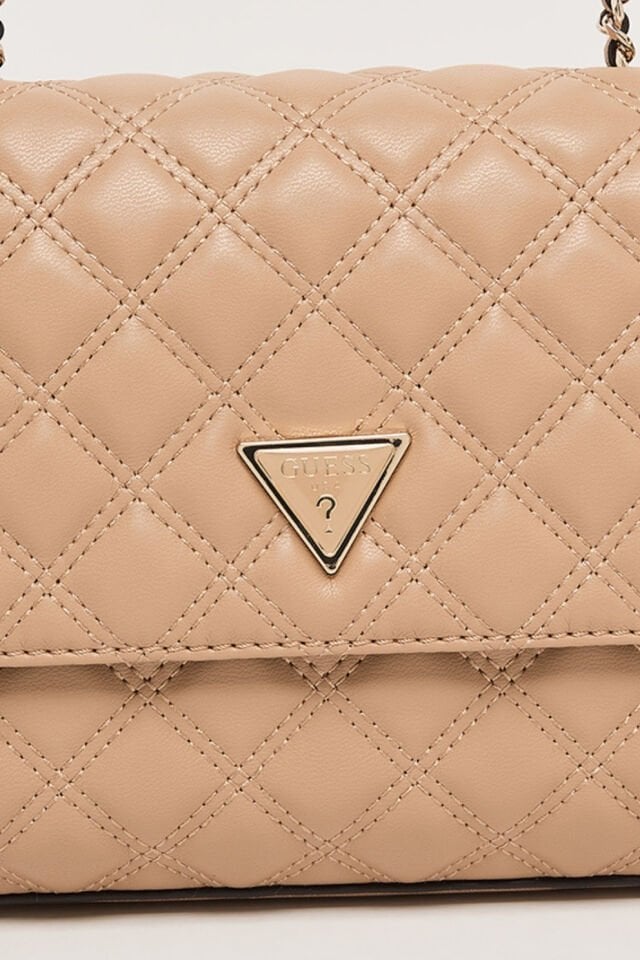 Guess Giully Kapitoneli Çapraz Çanta Bej