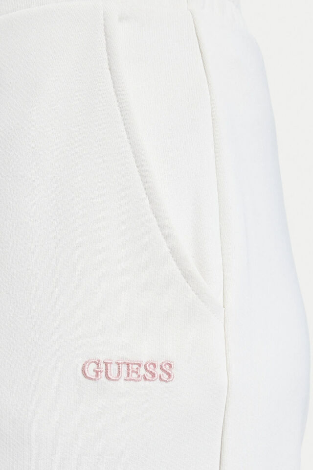 Guess Normal Kesim Eşofman Altı Beyaz