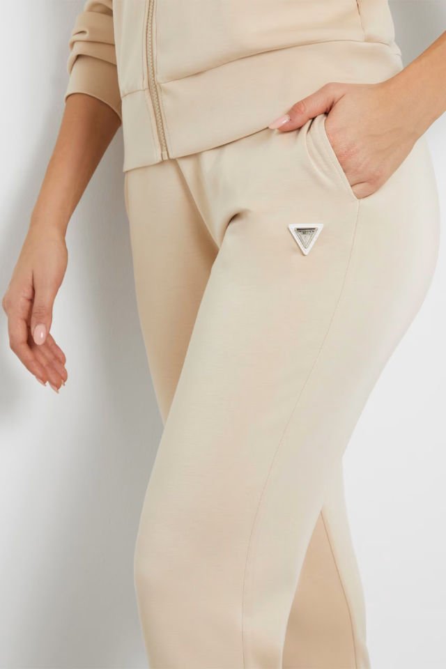 Guess Normal Bel Jogger Pantolon Bej