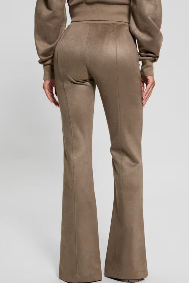 Guess Scuba Suede Sweatpan Kadın Pantolon Bej