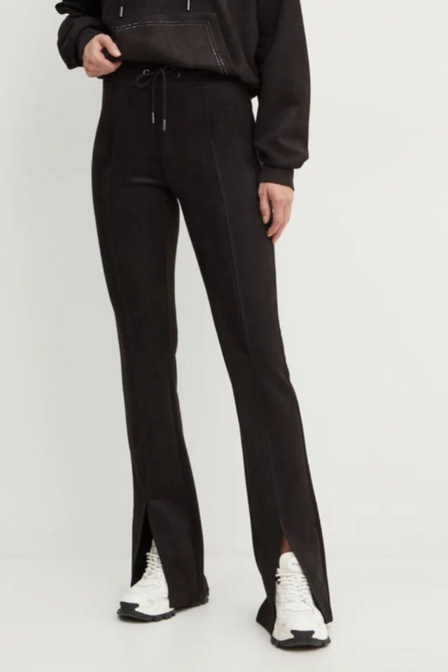 Guess Scuba Suede Sweatpan Kadın Pantolon Siyah