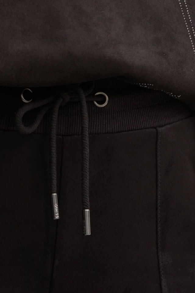 Guess Scuba Suede Sweatpan Kadın Pantolon Siyah