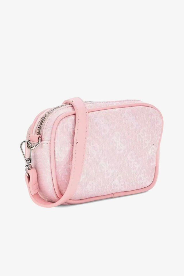 Guess 4G Logo Kadın Pembe Çapraz Askılı Çanta
