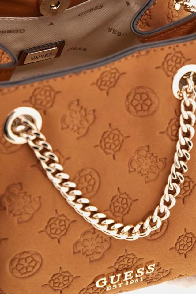 Guess Davika Hobo Kadın Çapraz Askılı Çanta Taba