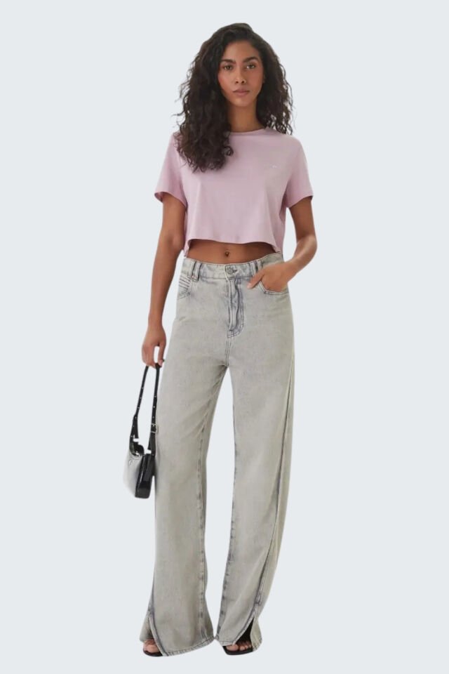 Guess T-Shirt Biały Regular Fit Mor