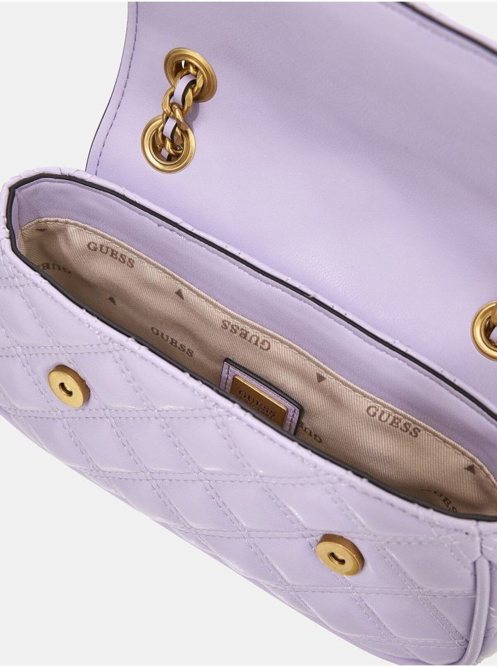 Guess Gıully Top Zıp Shoul Kadın Çanta Lila