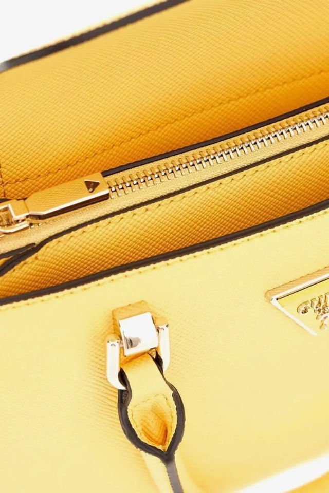 Guess Errin Frame Clutch El Çantası Sarı