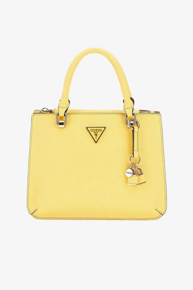 Guess Errin Frame Clutch El Çantası Sarı