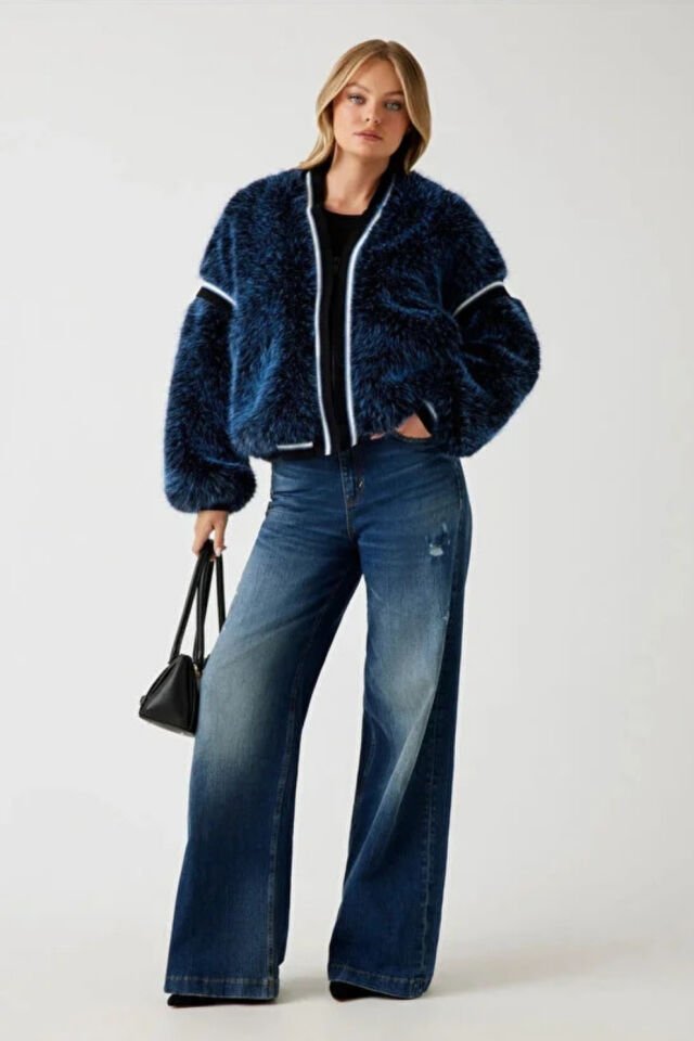 Guess Katia Kadın Çok Renkli Kürk