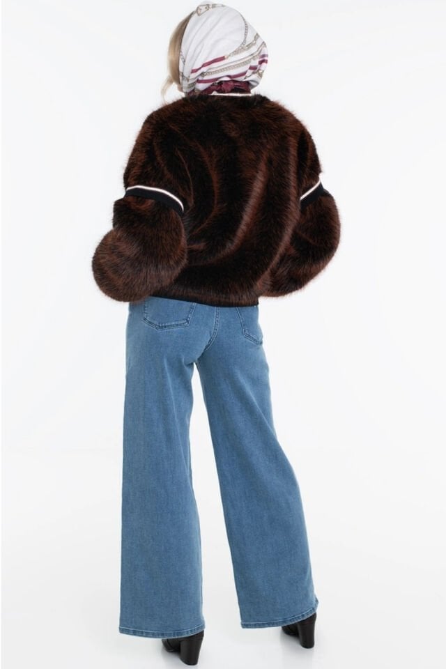 Guess Katia Kadın Çok Renkli Kürk