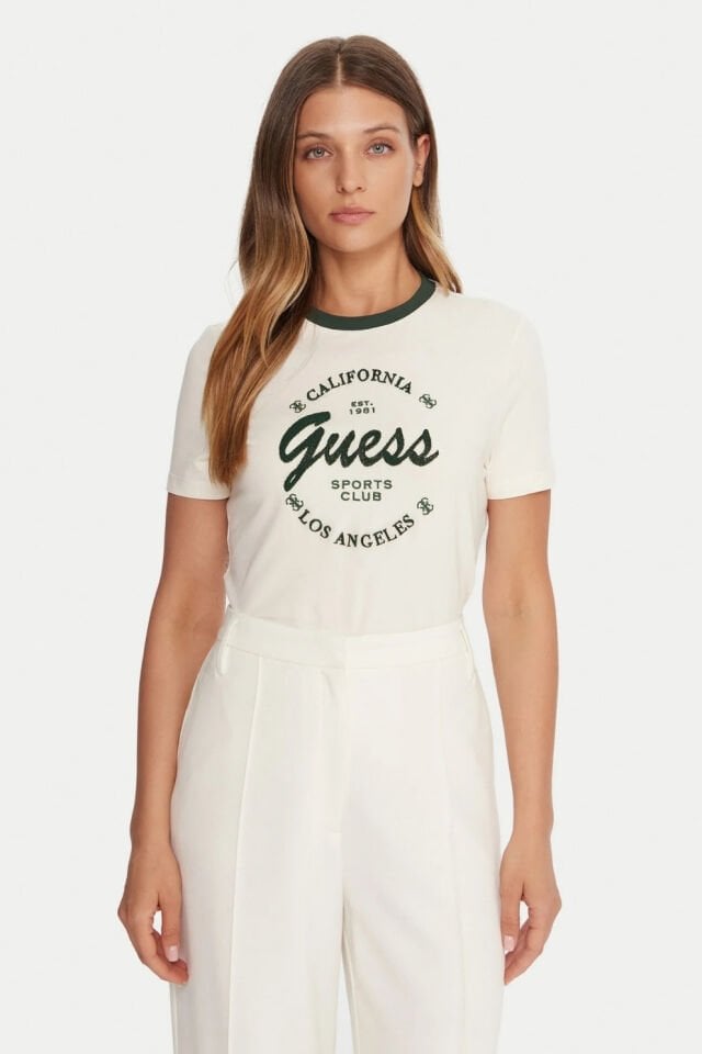 Guess T-Shirt Slim Fit Bej
