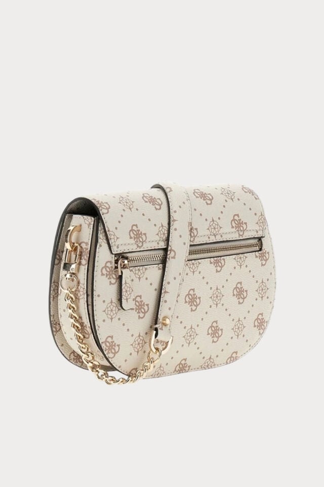 Guess Emelie Logo Omuz Çantası Bej
