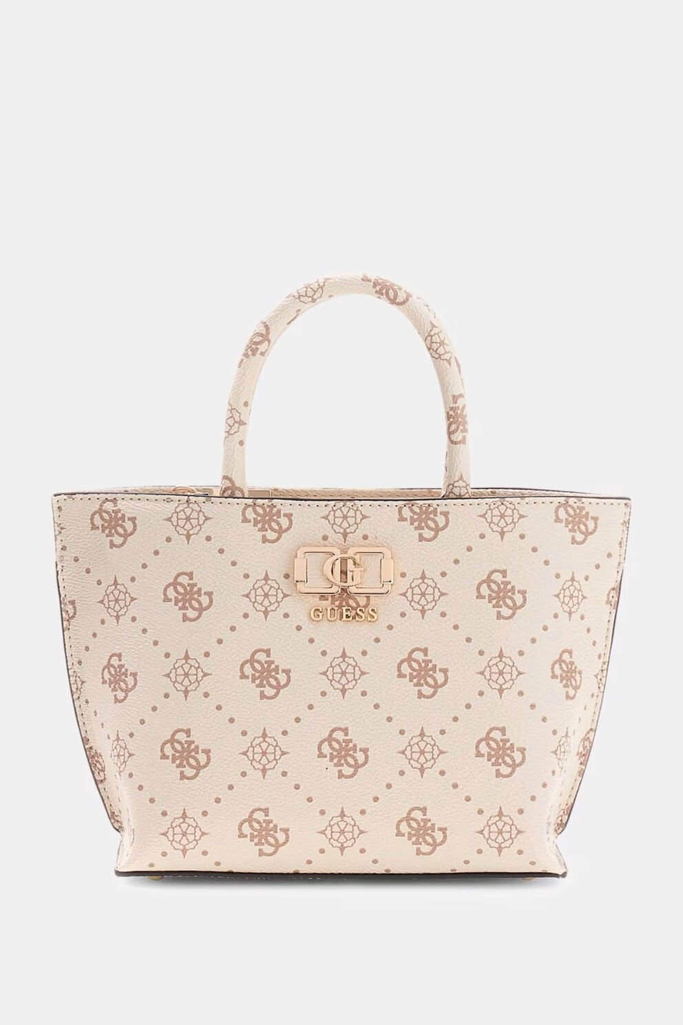 Guess Emelie Logo Shopper Çanta Bej