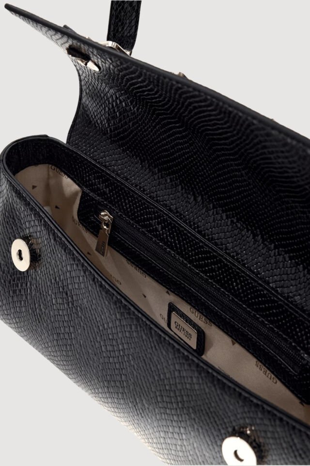 Guess  Dovie Kapaklı Omuz Çantası Siyah