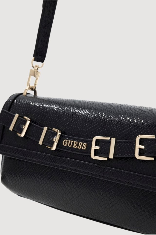 Guess  Dovie Kapaklı Omuz Çantası Siyah