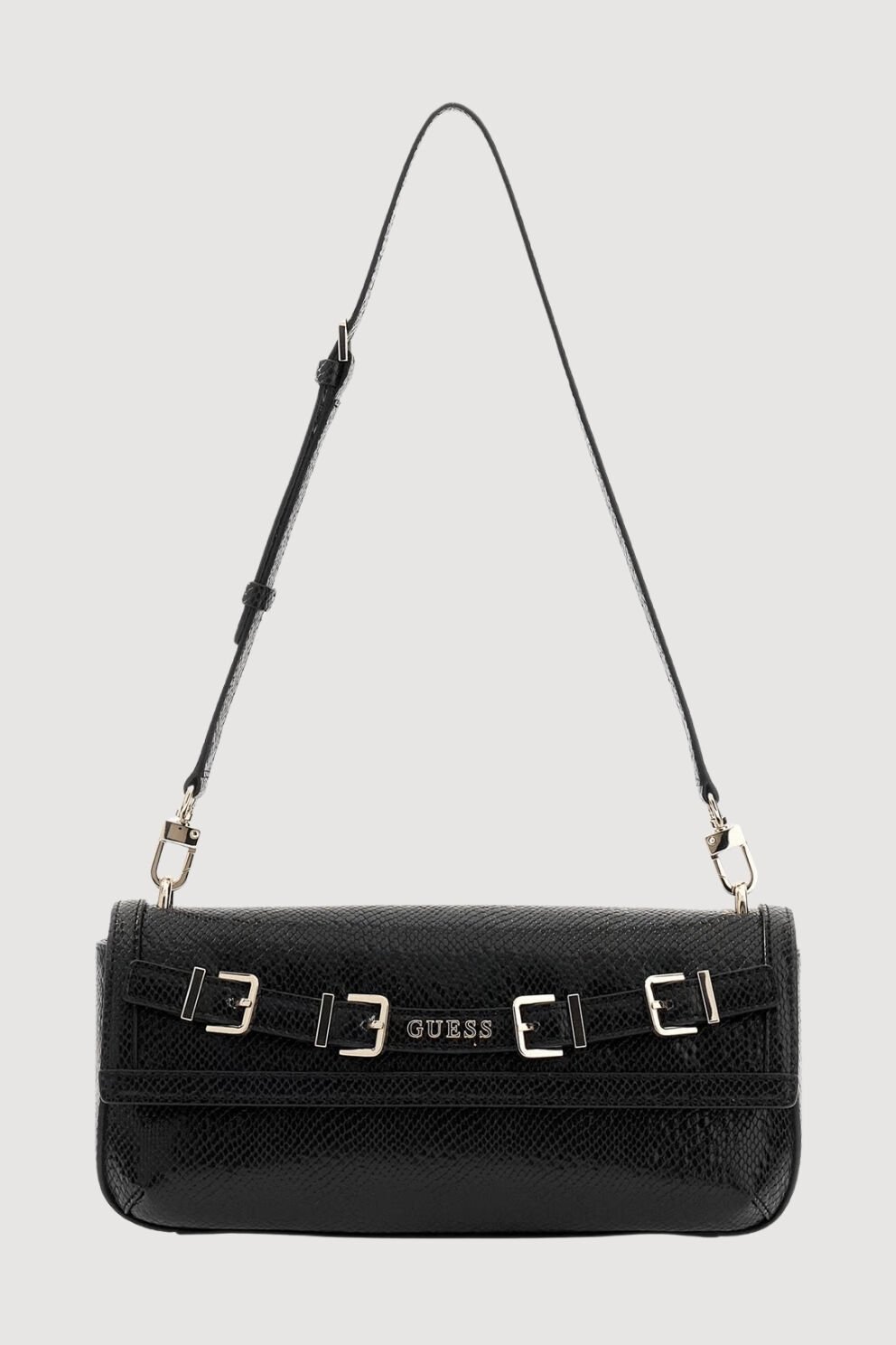 Guess  Dovie Kapaklı Omuz Çantası Siyah