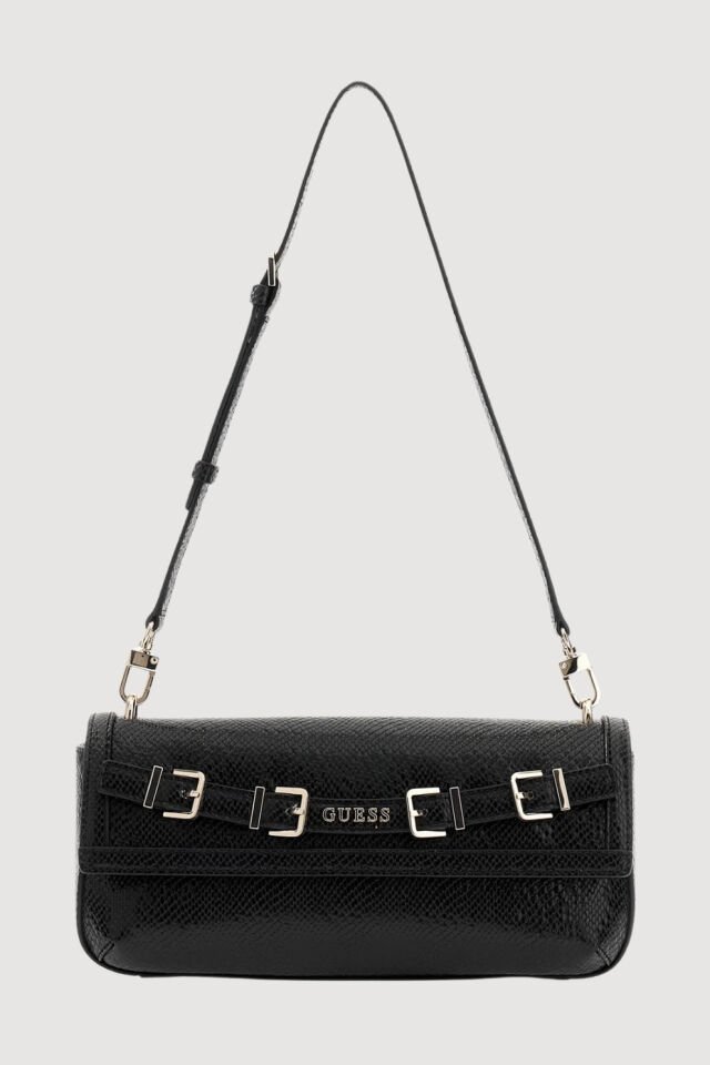 Guess  Dovie Kapaklı Omuz Çantası Siyah