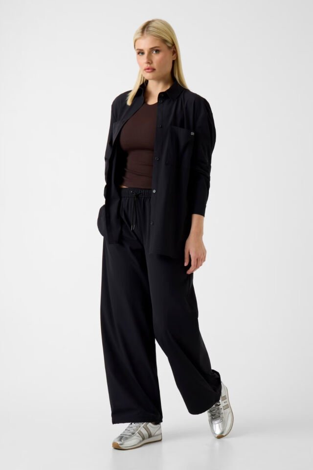 Guess Uzun Kollu Shacket Siyah Gömlek