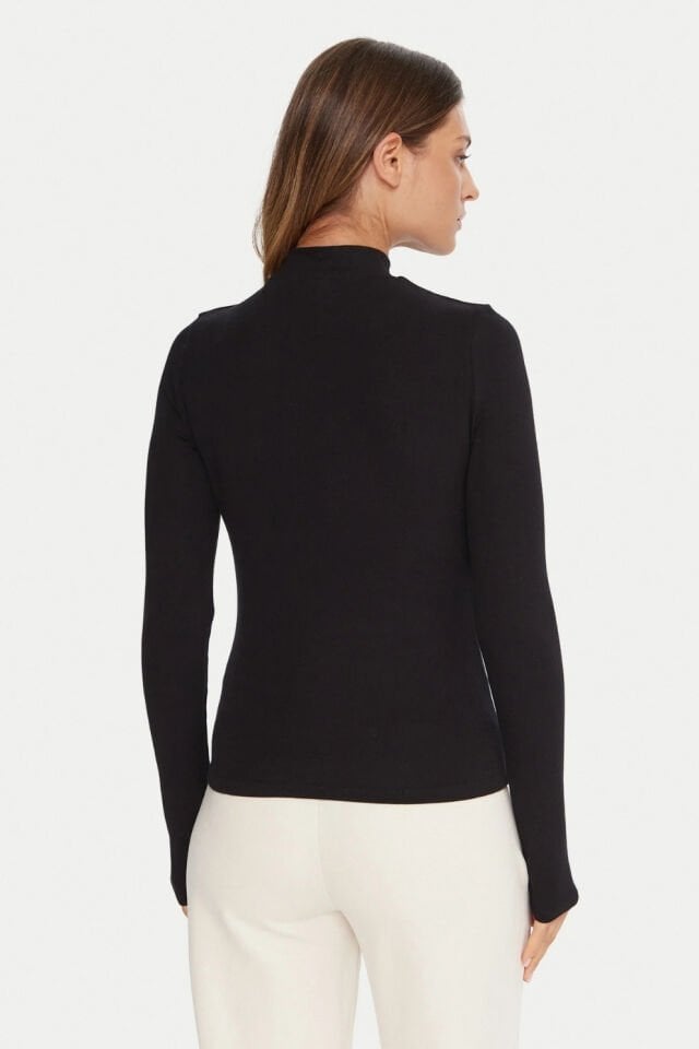 Guess Bluz Siyah Slim Fit