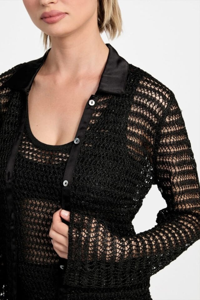 Guess Kadın Bluz Siyah