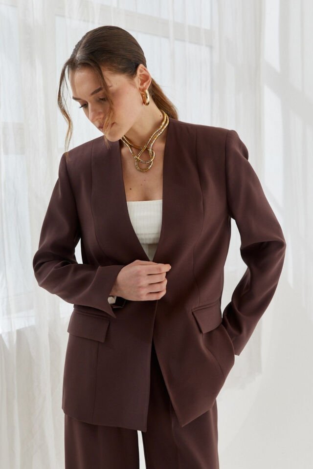 Naar Ceket Kahverengi