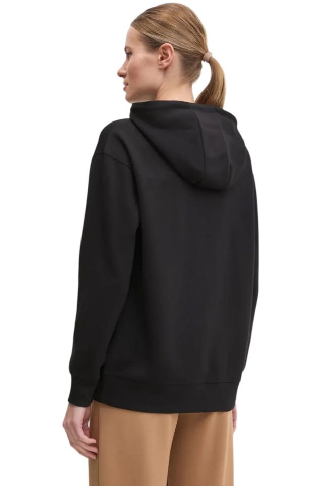 Guess Sweatshirt Normal Kesim Siyah