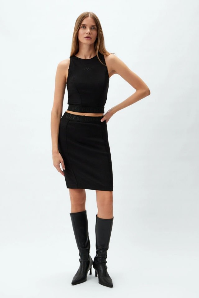 Guess Kadın Vücuda Oturan Düz Etek