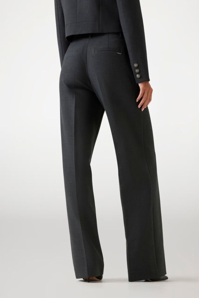 Guess Esnek Flanel Pantolon Koyu Gri