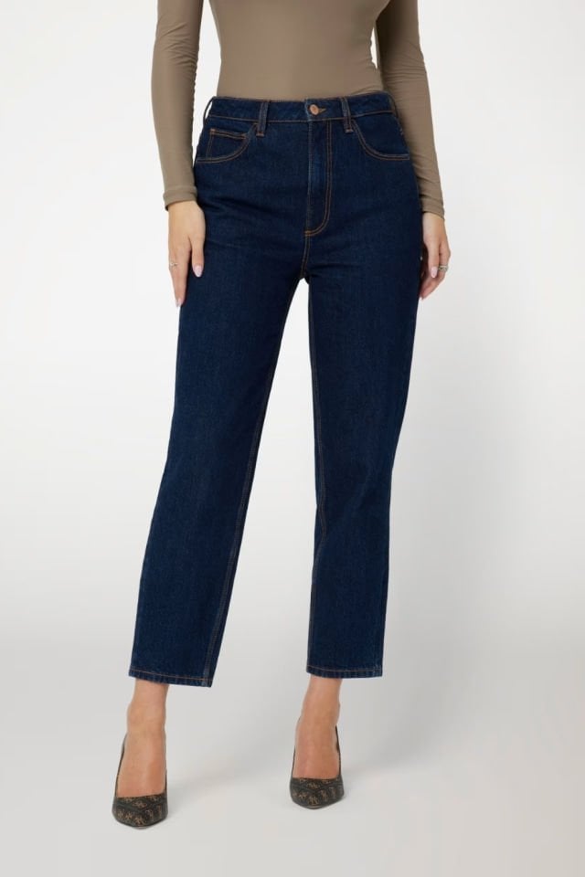 Guess Mom Jean Kadın Mavi