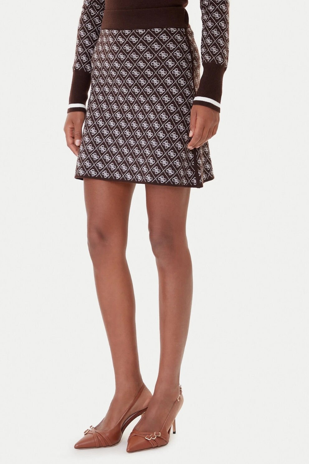 Guess Aubrey 4G Etek Kahverengi