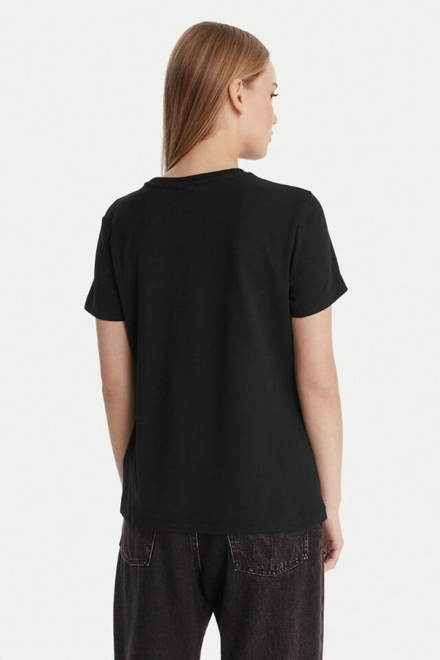 Guess Normal Kesim Tişört Siyah